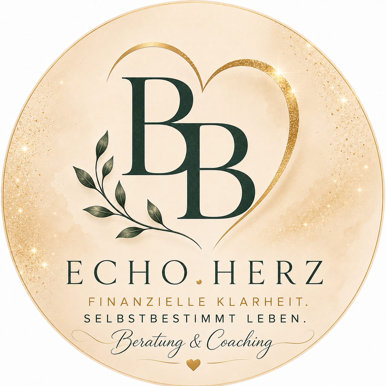 Logo von Echo.Herz – Beratung & Coaching mit BB im goldenen Herz